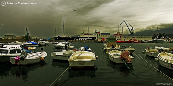 Motril, vista del puerto