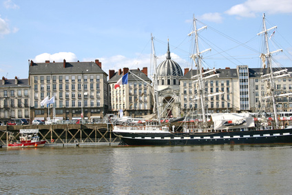 Nantes, vista desde el Loira