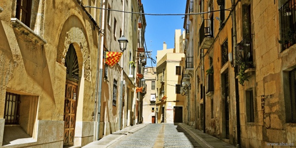 Tarragona, calles de la zona antigua