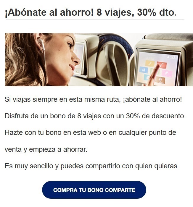 Bono de autobús. Bono comparte